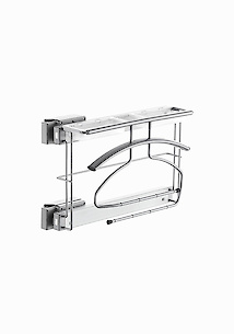 Висувний поворотний бічний універсальний вішак для одягу Vibo Elite з лотком для аксесуарів (AOESPALVG)