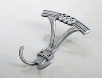 Меблевий гачок Falso Stile KK-6 потрійний - старе срібло