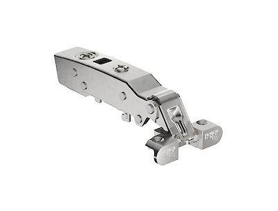 Завіса Hettich Sensys 8638і накладна з дотягувачем для алюмінієвих фасадів 19 мм, кут відкр. 95 градусів нікель (9072524)