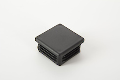 Пятка E квадратная 50x50 поз 6 черный (заглушка для трубы)