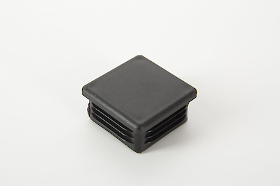 Пятка E квадратная 50x50 поз 6 черный (заглушка для трубы)