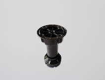 Ніжка кухонна Scilm з регулюванням h=100мм чорна