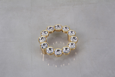 Мебельная ручка Giusti РГ 184 WPO633.A64.KRGP золото глянцевое