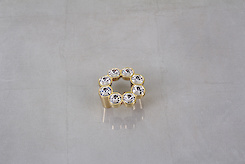 Мебельная ручка Giusti РГ РГ 186 WPO633.B32.KRGP золото глянцевое