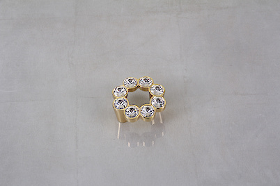 Мебельная ручка Giusti РГ РГ 186 WPO633.B32.KRGP золото глянцевое