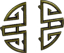 Меблева ручка Falso Stile РК-338 старе золото