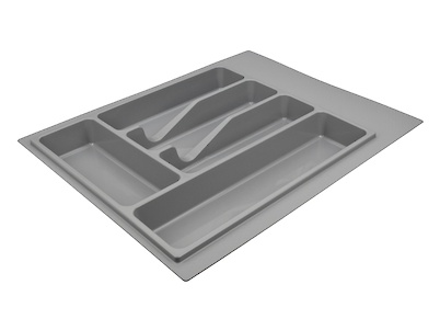 Лоток для столових приладів Volpato для модуля шириною 450мм (390х490), сірий