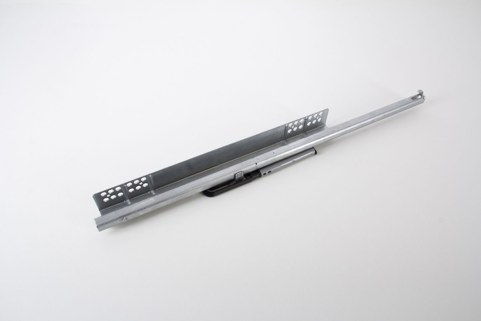 Направляющая Hettich Quadro 25 частичного выдвижения с системой Push to open L=500 мм, ДСП 16мм, левая