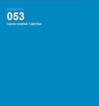 Самоклеющаяся плёнка Oracal 641 глянец, цвет 053 голубой