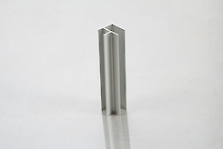 Куточок універсальний U90 для алюмінієвого цоколя H=130мм алюміній Brush