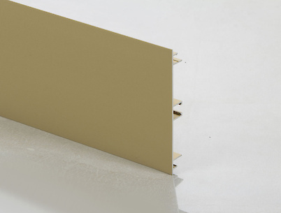 Цоколь кухонний алюмінієвий анодований H=100мм L=4200мм золото