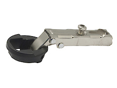 Мебельная петля Hettich Minimat 6204 накладная для стеклянных фасадов с углом открывания 95°