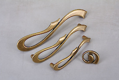 Мебельная ручка Giusti РГ 216 WPO637.033.00D1  старое золото