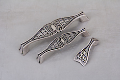 Меблева ручка Giusti РГ 229 WPO645.000.00E8 старе срібло