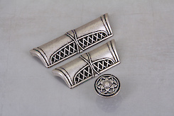 Меблева ручка Giusti РГ 230 WPO645.035.00E8 старе срібло