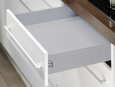 Комплект ящика Hettich Multitech H=86 L=450 частичного выдвижения серый 50020/9127884
