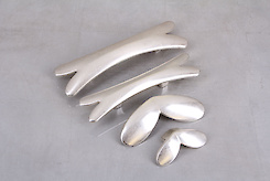 Меблева ручка Giusti РГ 256 WMN661.C16.00M5 венеціанське срібло