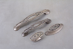 Мебельная ручка Giusti РГ 277 WMN536.096.0015  старое серебро