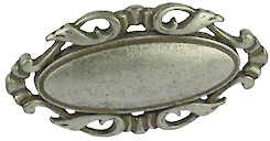 Ручка меблева Falso Stile РК-592 старе срібло світле