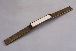 Ручка мебельная Falso Stile РК-626 старое золото/керамика слоновая кость