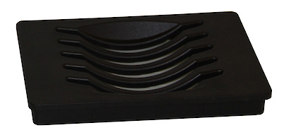 Рейлінгова система Vibo Полка під блюдця 175мм, чорна Акція