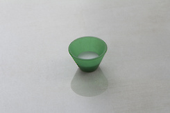 Мебельная ручка Poliplast РП-12 резиновая зеленая