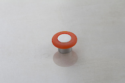 Мебельная ручка Poliplast РП-13 резиновая оранжевая