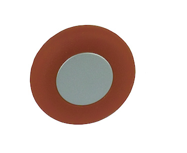 Меблева ручка Poliplast РП-13 резиновий червоний