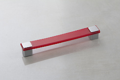 Мебельная ручка Poliplast РП-15/160 резиновая красная