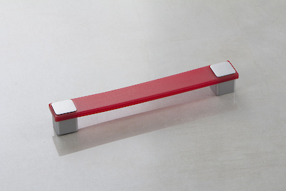 Меблева ручка Poliplast РП-15/160 резиновий червоний