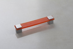 Мебельная ручка Poliplast РП-15/128 резиновая оранжевая