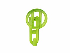 Гачок Poliplast КП-ПЗ одинарний - прозорий зелений