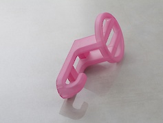 Меблевий гачок Poliplast КП-ПР одинарний - прозорий