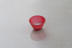 Мебельная ручка Poliplast РП-12 прозрачная красная