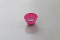 Мебельная ручка Poliplast РП-12 прозрачная розовая