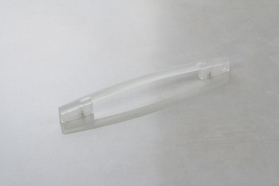 Мебельная ручка Poliplast РП-19/192 прозрачный белый