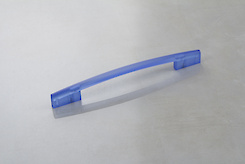 Мебельная ручка Poliplast РП-19/192 прозрачная синяя