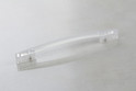 Мебельная ручка Poliplast РП-19/160 прозрачная белая