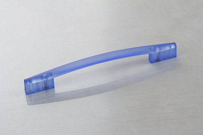 Мебельная ручка Poliplast РП-19/160 прозрачный синий