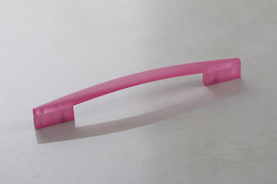 Мебельная ручка Poliplast РП-19/160 прозрачный розовый