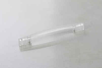 Мебельная ручка Poliplast РП-19/128 прозрачный белый