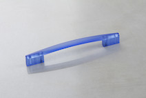 Мебельная ручка Poliplast РП-19/128 прозрачный синий
