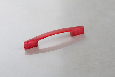 Мебельная ручка Poliplast РП-19/96 прозрачный красный