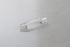 Мебельная ручка Poliplast РП-19/64 прозрачная белая