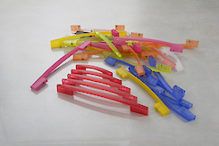 Мебельная ручка Poliplast РП-19/64 прозрачная белая