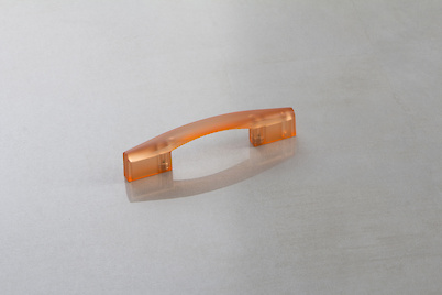 Мебельная ручка Poliplast РП-19/64 прозрачный оранжевый