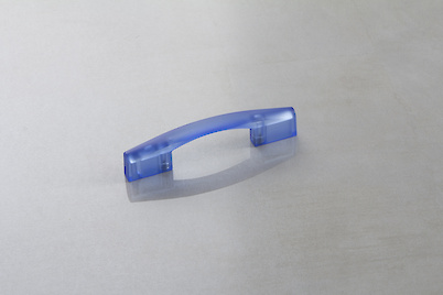 Мебельная ручка Poliplast РП-19/64 прозрачный синий