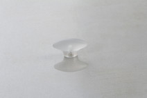 Мебельная ручка Poliplast РП-20 прозрачный белый