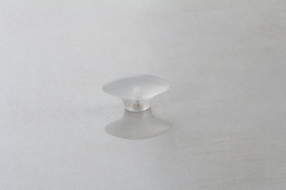 Мебельная ручка Poliplast РП-20 прозрачный белый