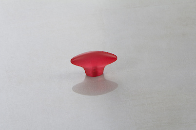 Мебельная ручка Poliplast РП-20 прозрачный красный